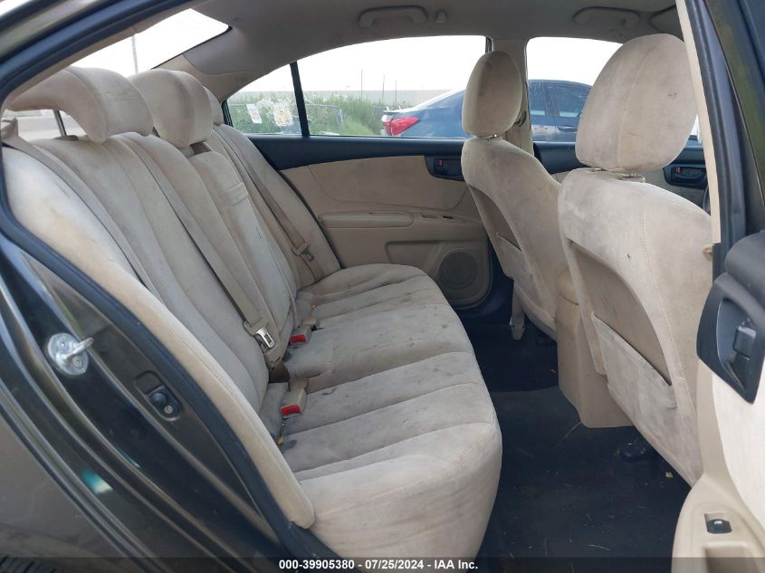 2009 Kia Optima Lx VIN: KNAGE228195298750 Lot: 39905380