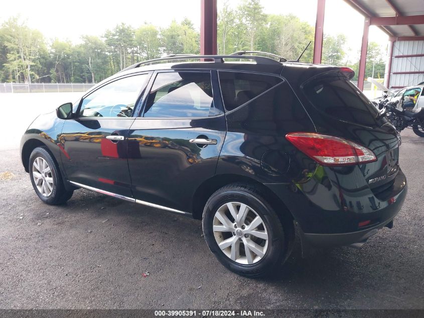 2012 Nissan Murano Sv VIN: JN8AZ1MW6CW215113 Lot: 39905391