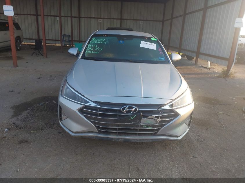 2019 Hyundai Elantra Sel VIN: 5NPD84LF0KH408621 Lot: 39905397