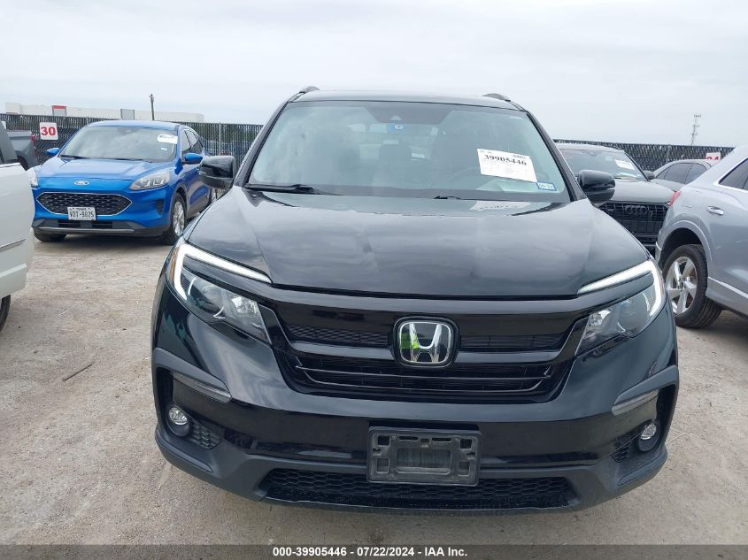 2021 Honda Pilot 2Wd Special Edition VIN: 5FNYF5H28MB020900 Lot: 39905446