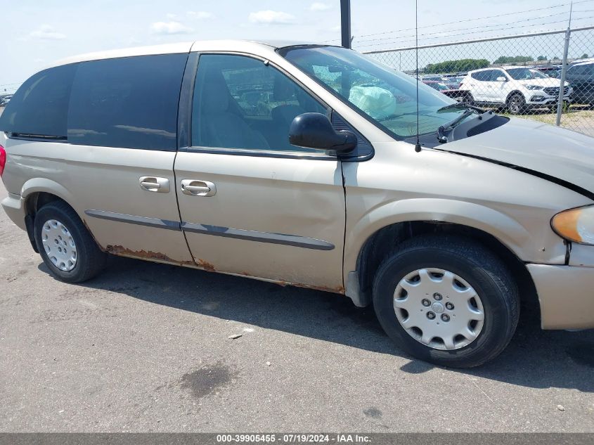 2002 Chrysler Voyager Lx VIN: 1C4GJ45352B742522 Lot: 39905455