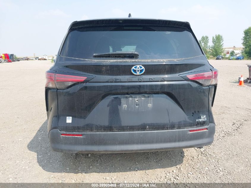 2021 Toyota Sienna Le VIN: 5TDKRKEC2MS013798 Lot: 39905469