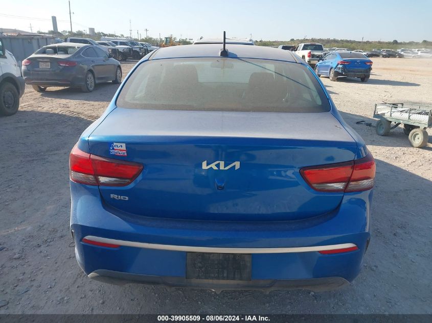 2023 Kia Rio S VIN: 3KPA24AD4PE566882 Lot: 39905509