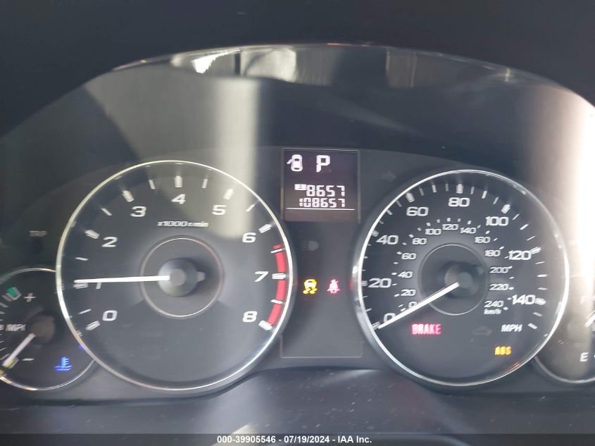 2012 Subaru Legacy 2.5I Limited VIN: 4S3BMCK64C3019105 Lot: 39905546