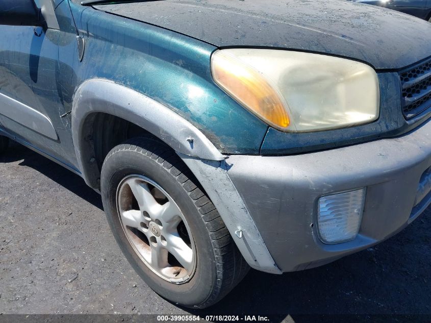 2002 Toyota Rav4 VIN: JTEHH20V520141387 Lot: 39905554