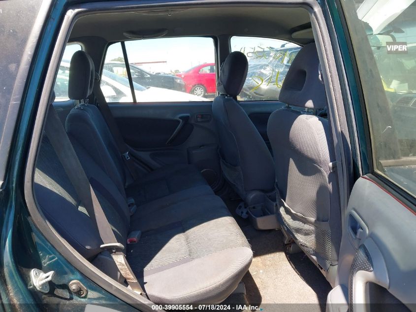 2002 Toyota Rav4 VIN: JTEHH20V520141387 Lot: 39905554