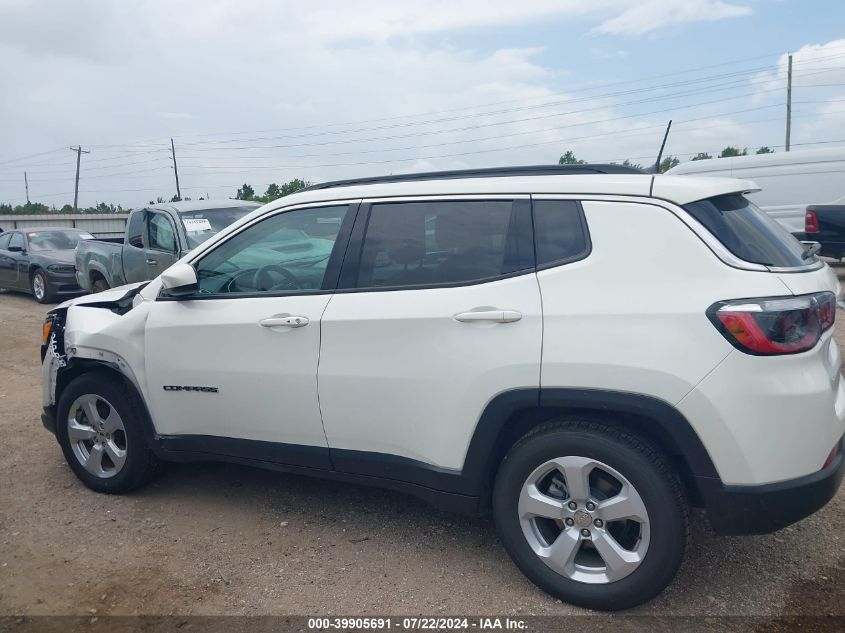 2021 Jeep Compass Latitude Fwd VIN: 3C4NJCBB9MT585527 Lot: 39905691