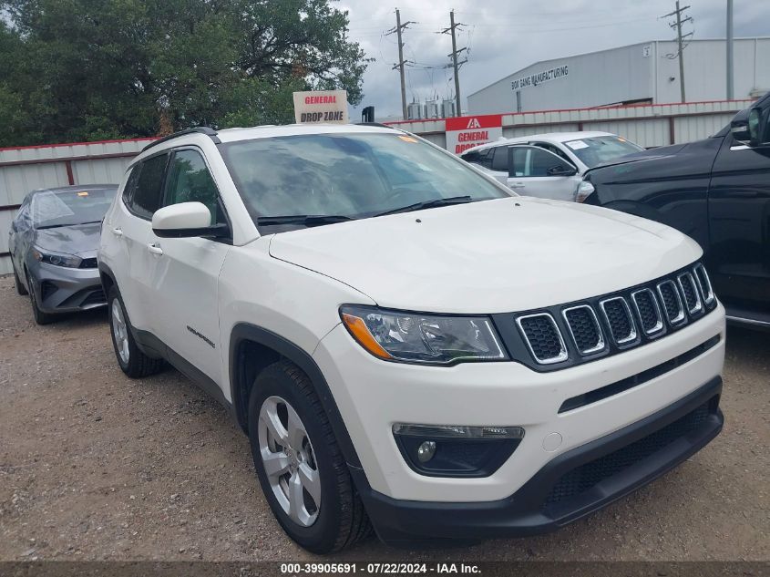 2021 Jeep Compass Latitude Fwd VIN: 3C4NJCBB9MT585527 Lot: 39905691