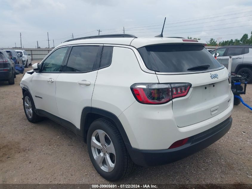 2021 Jeep Compass Latitude Fwd VIN: 3C4NJCBB9MT585527 Lot: 39905691