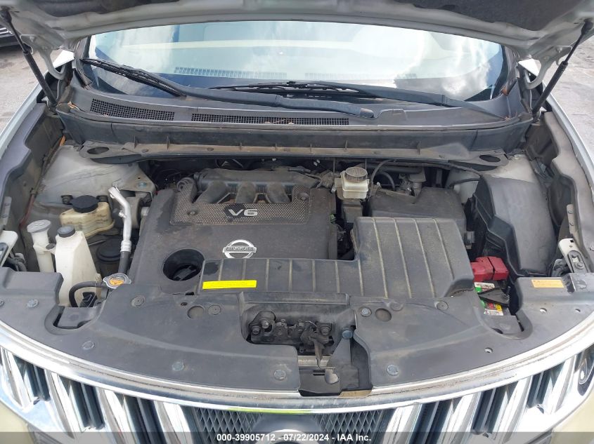 2009 Nissan Murano Sl VIN: JN8AZ18U29W014519 Lot: 39905712