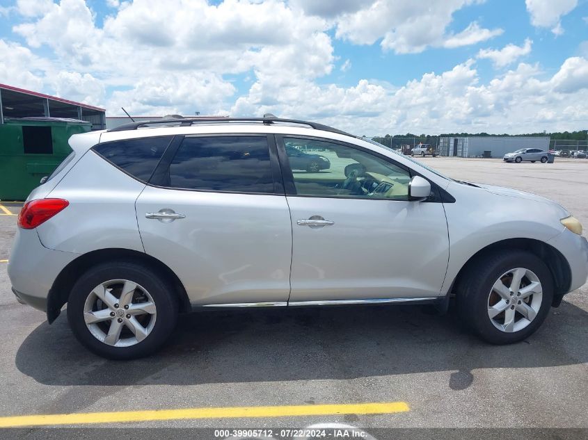 2009 Nissan Murano Sl VIN: JN8AZ18U29W014519 Lot: 39905712