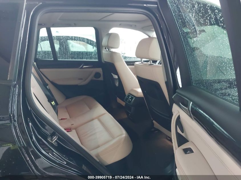 2015 BMW X3 xDrive28I VIN: 5UXWX9C56F0D53614 Lot: 39905719