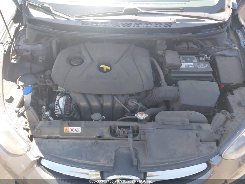 2013 Hyundai Elantra Gls VIN: 5NPDH4AEXDH387757 Lot: 39905736