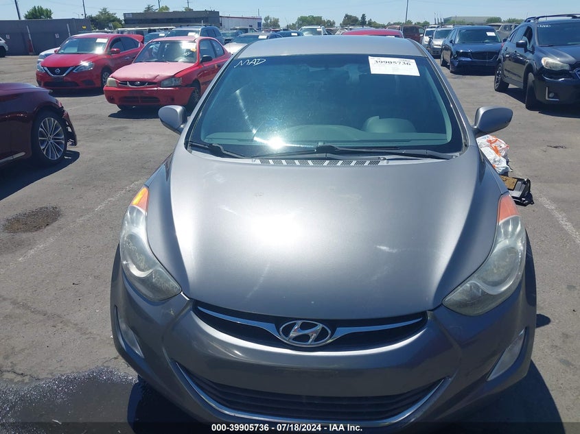 2013 Hyundai Elantra Gls VIN: 5NPDH4AEXDH387757 Lot: 39905736