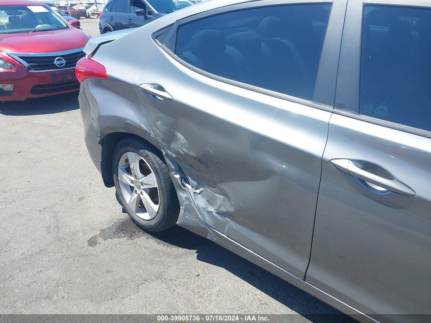 2013 Hyundai Elantra Gls VIN: 5NPDH4AEXDH387757 Lot: 39905736