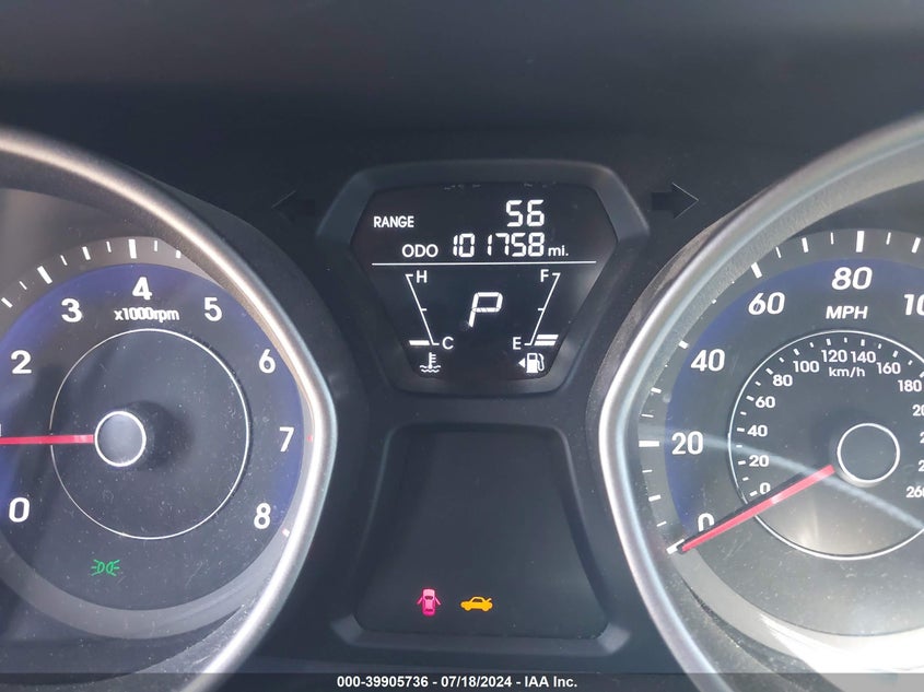 2013 Hyundai Elantra Gls VIN: 5NPDH4AEXDH387757 Lot: 39905736