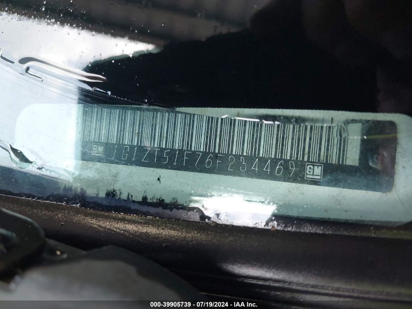2006 Chevrolet Malibu Lt VIN: 1G1ZT51F76F234469 Lot: 39905739