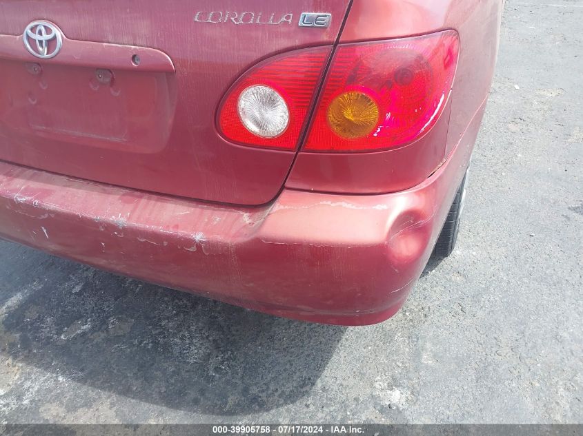 2004 Toyota Corolla Le VIN: 2T1BR32EX4C293362 Lot: 39905758