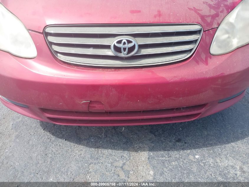 2004 Toyota Corolla Le VIN: 2T1BR32EX4C293362 Lot: 39905758