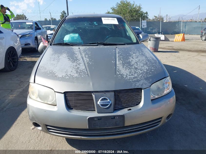 2006 Nissan Sentra 1.8S VIN: 3N1CB51DX6L503717 Lot: 39905800