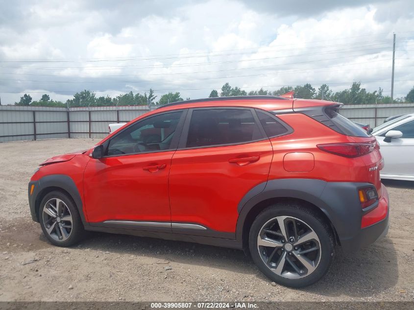 2019 Hyundai Kona Limited VIN: KM8K33A57KU223767 Lot: 39905807