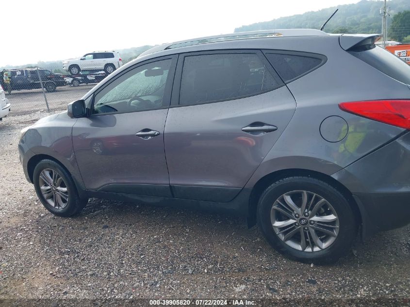 2014 Hyundai Tucson Se VIN: KM8JU3AG4EU797368 Lot: 39905820