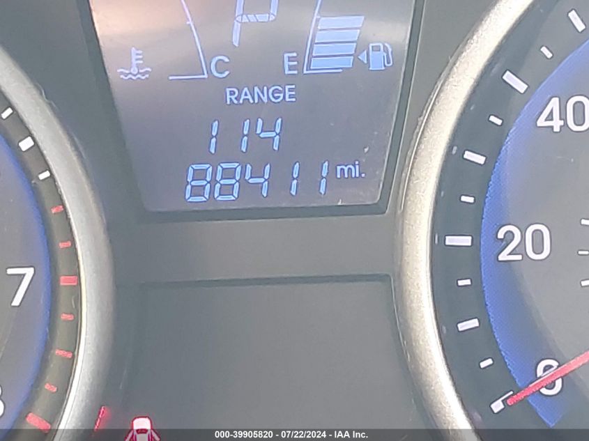 2014 Hyundai Tucson Se VIN: KM8JU3AG4EU797368 Lot: 39905820