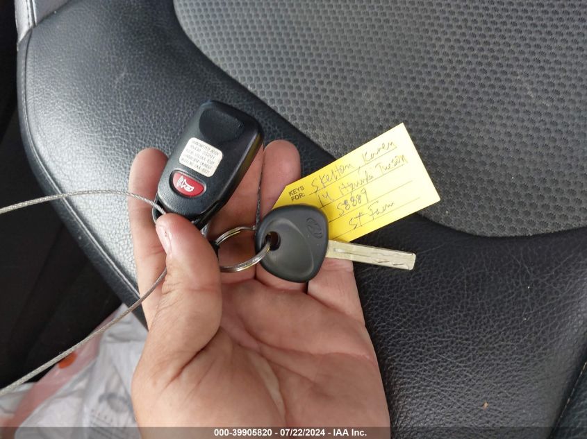 2014 Hyundai Tucson Se VIN: KM8JU3AG4EU797368 Lot: 39905820