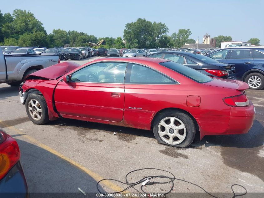 1999 Toyota Camry Solara Sle VIN: 2T1CF22P3XC206124 Lot: 39905835