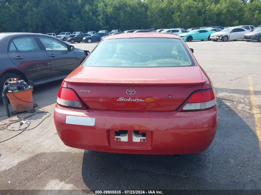 1999 Toyota Camry Solara Sle VIN: 2T1CF22P3XC206124 Lot: 39905835