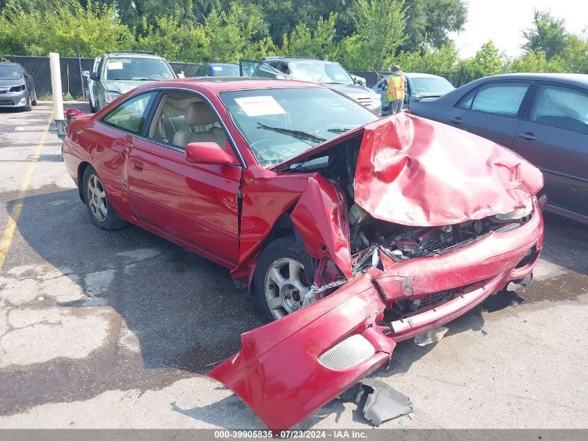 1999 Toyota Camry Solara Sle VIN: 2T1CF22P3XC206124 Lot: 39905835