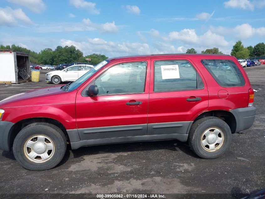 2006 Ford Escape Xls/Xls Manual VIN: 1FMYU92Z36KA01451 Lot: 39905862