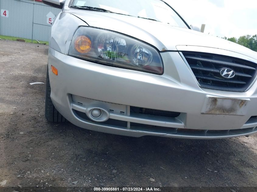 2005 Hyundai Elantra Gls/Gt VIN: KMHDN46D05U146205 Lot: 39905881