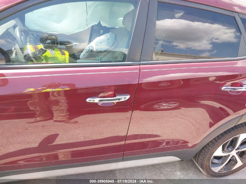 2018 Hyundai Tucson Limited/Sport And Eco/Se VIN: KM8J3CA24JU634771 Lot: 39905945