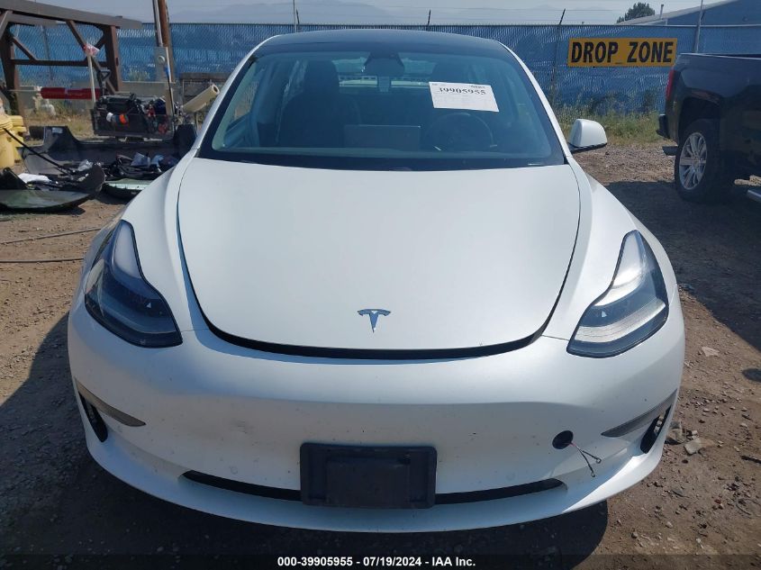 2021 Tesla Model 3 Standard Range Plus Rear-Wheel Drive VIN: 5YJ3E1EAXMF028143 Lot: 39905955