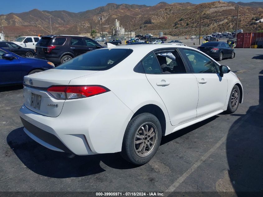 2022 Toyota Corolla Hybrid Le VIN: JTDEAMDE5N3006611 Lot: 39905971