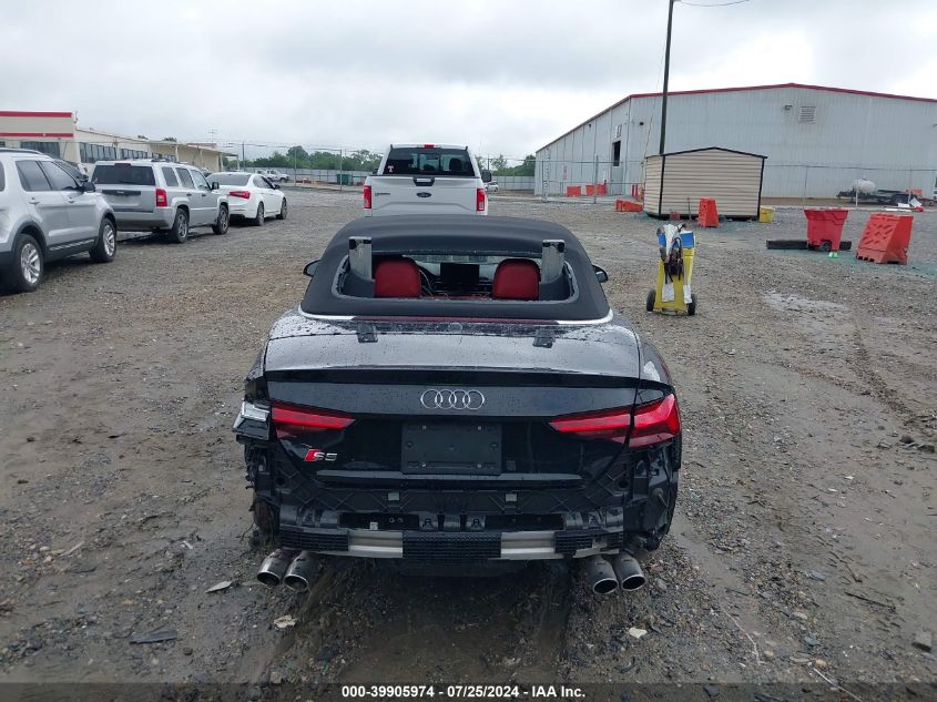 2022 Audi S5 Cabriolet Premium Plus Tfsi Quattro Tiptronic VIN: WAUW4GF53NN006313 Lot: 39905974