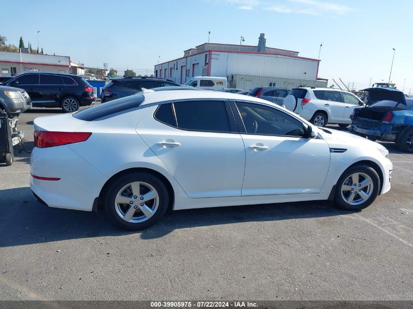 2015 Kia Optima Lx VIN: KNAGM4A76F5657979 Lot: 39905975