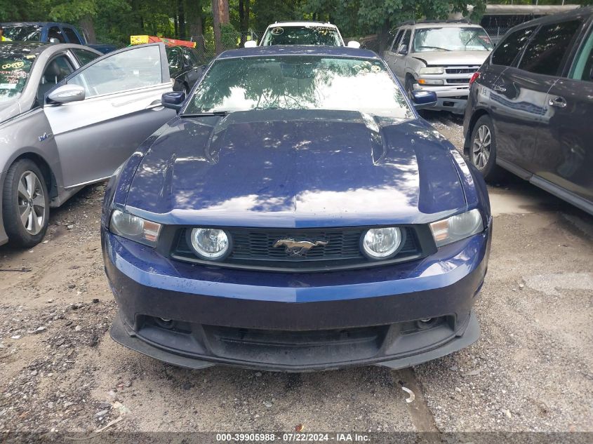 2012 Ford Mustang Gt Premium VIN: 1ZVBP8CF0C5215675 Lot: 39905988