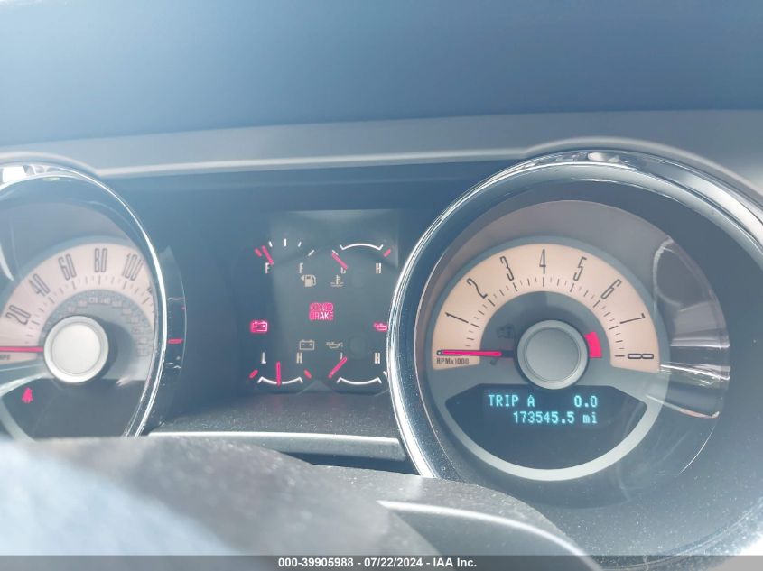 2012 Ford Mustang Gt Premium VIN: 1ZVBP8CF0C5215675 Lot: 39905988