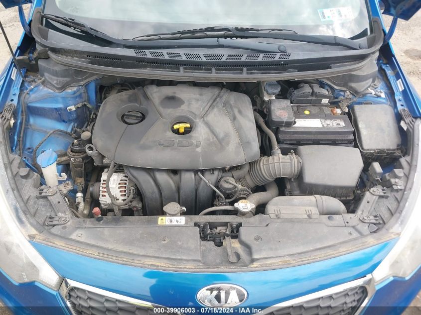 2014 Kia Forte Ex VIN: KNAFX5A81E5165831 Lot: 39906003