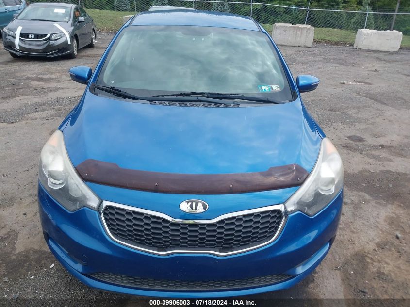 2014 Kia Forte Ex VIN: KNAFX5A81E5165831 Lot: 39906003
