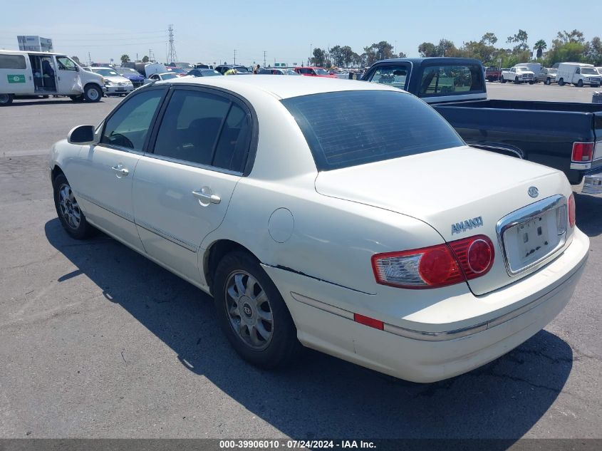 2005 Kia Amanti VIN: KNALD124255064359 Lot: 39906010