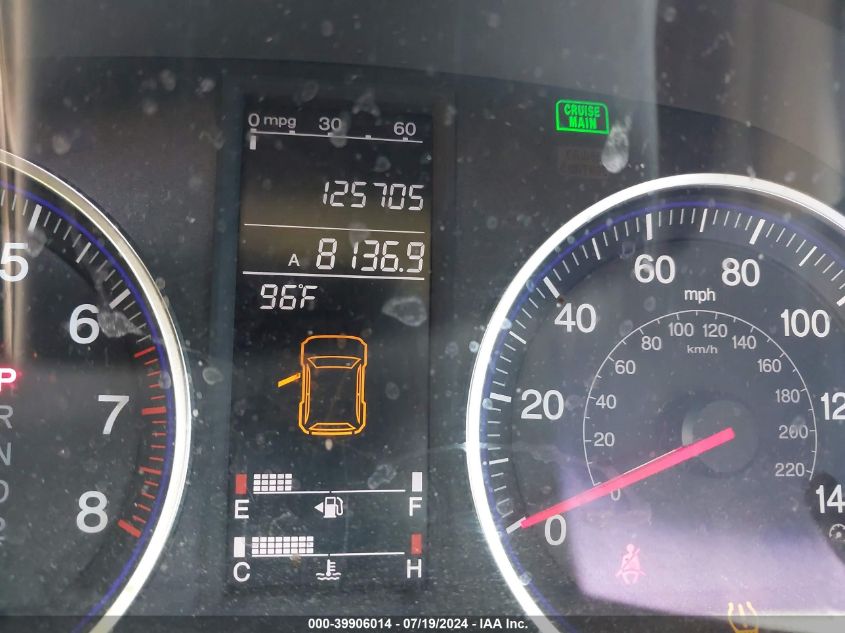 2007 Honda Cr-V Ex-L VIN: JHLRE38767C030496 Lot: 39906014