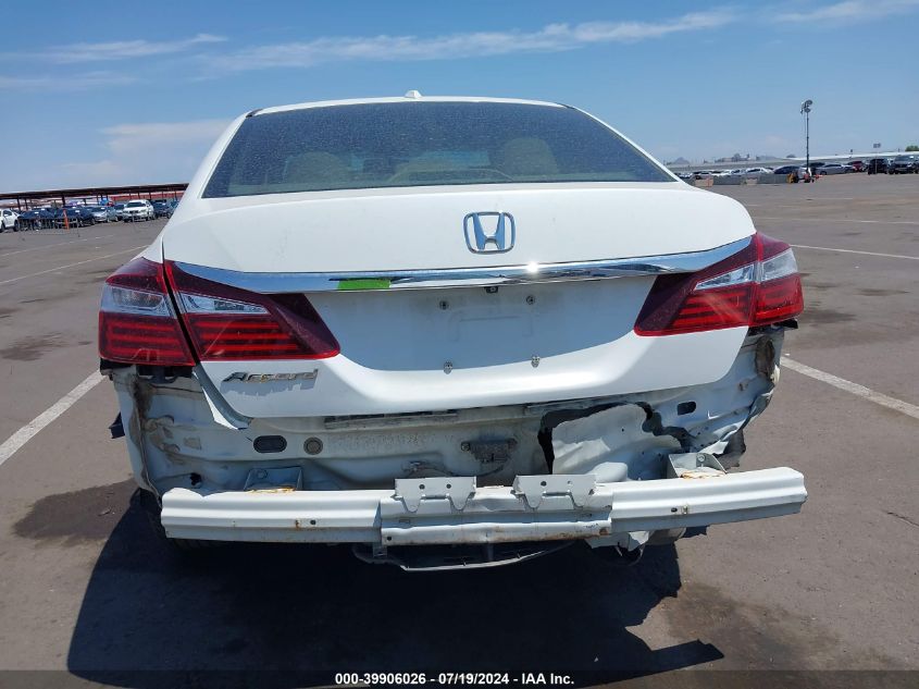 2017 Honda Accord Ex-L VIN: 1HGCR2F85HA070001 Lot: 39906026