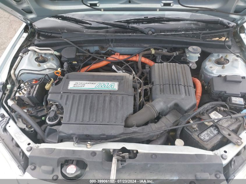 2004 Honda Civic Hybrid VIN: JHMES96614S006589 Lot: 39906117