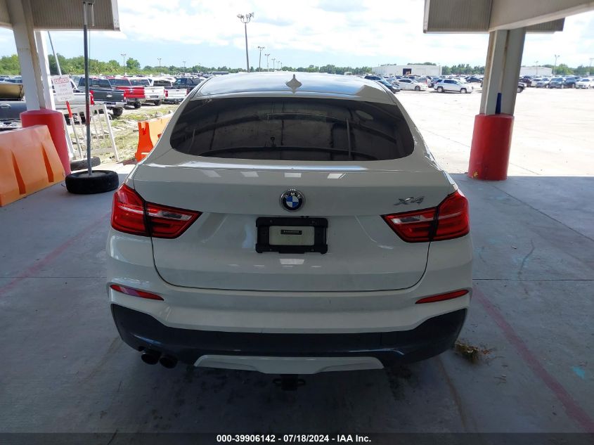 2016 BMW X4 xDrive28I VIN: 5UXXW3C5XG0M90008 Lot: 39906142