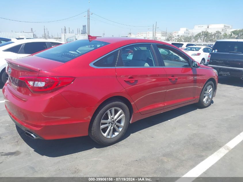 2017 Hyundai Sonata VIN: 5NPE24AF0HH592623 Lot: 39906158