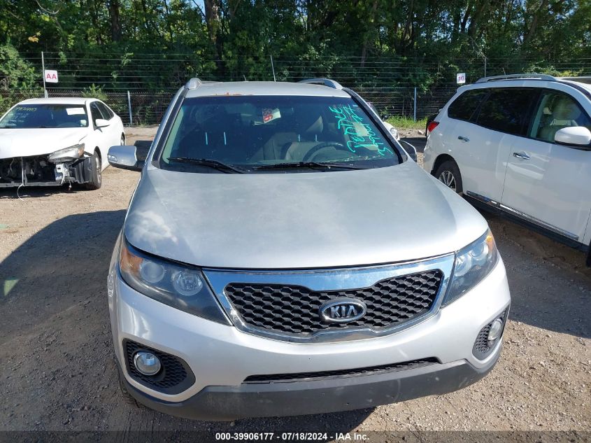 2013 Kia Sorento Lx V6 VIN: 5XYKTDA22DG360622 Lot: 39906177