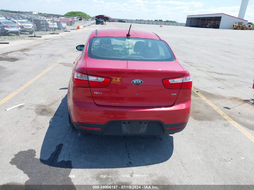 2013 Kia Rio Lx VIN: KNADM4A36D6179909 Lot: 39906187